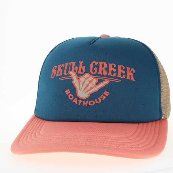 Skull Hand Trucker Hat