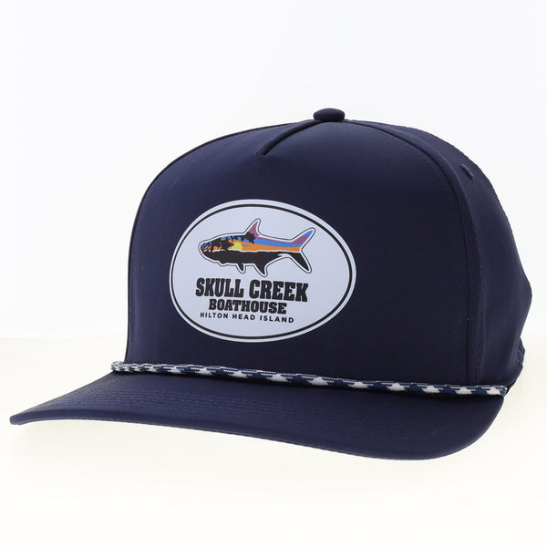 Sunset Tarpon Hat-Navy