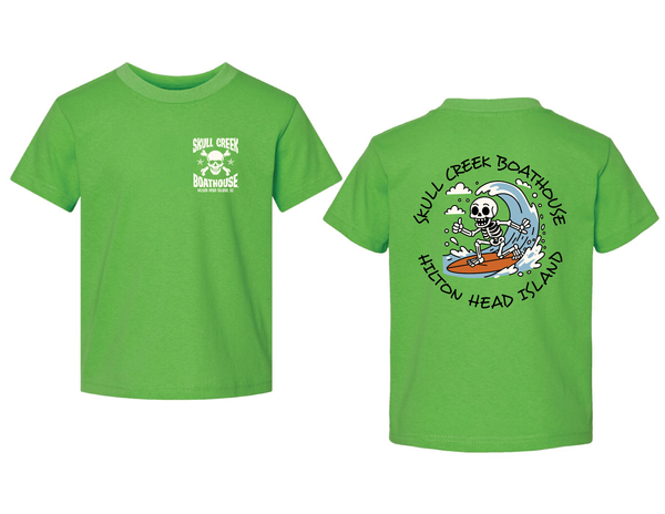 Toddler Baby Skull Surfer S/S